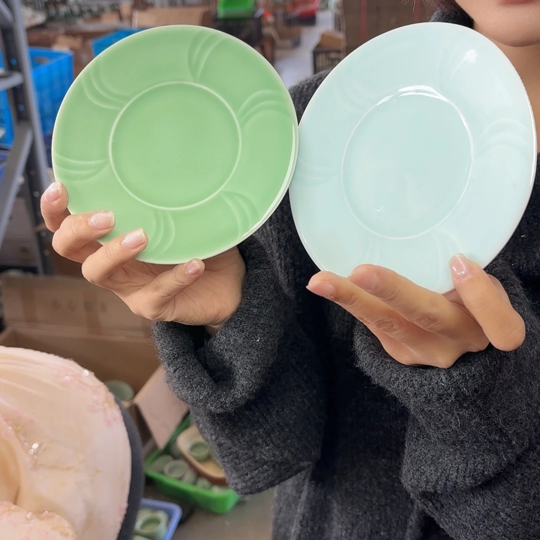 龙泉云间青瓷小米茶器
