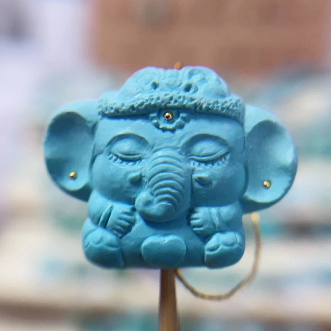 绿松石珠宝奇石未镶嵌