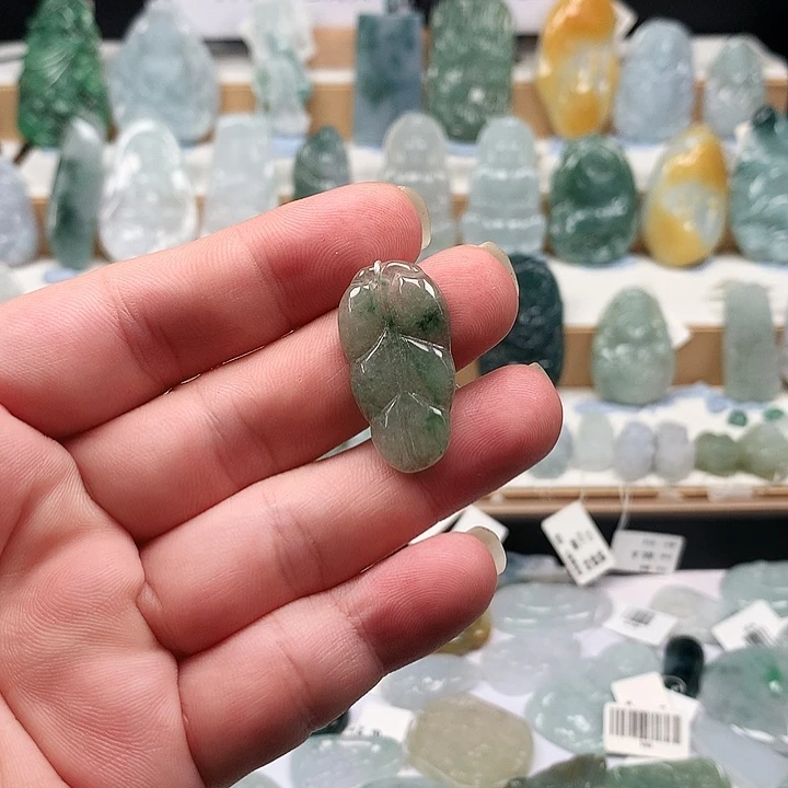 吊坠(不含链)未镶嵌翡翠42叶子