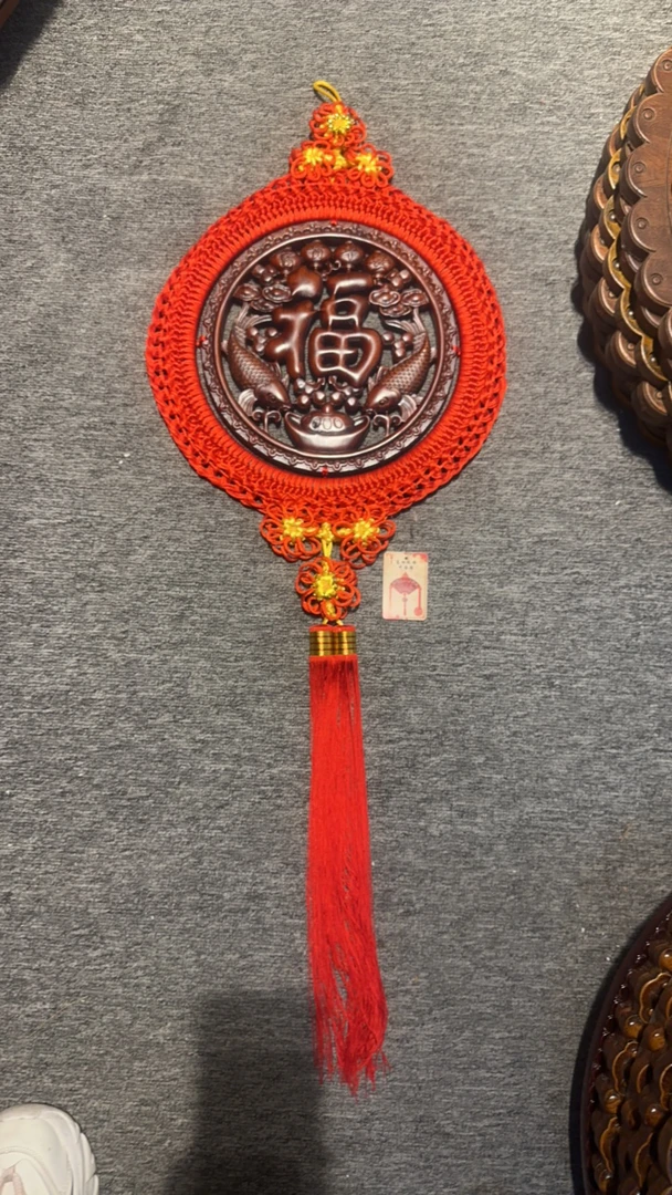 带上中国结37厘米长1米1门窗客厅装饰品