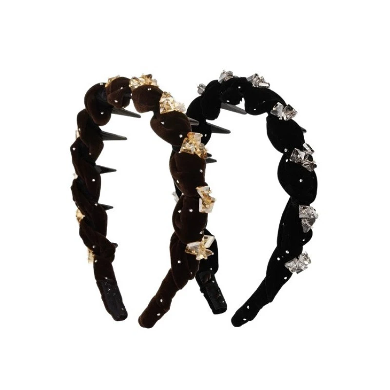 【星钻密语】原版源头高级碎发整理高颅顶发箍网红带齿防滑高档头箍