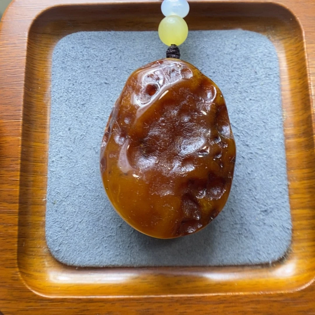 卓***玛蜜蜡项链未镶嵌郎