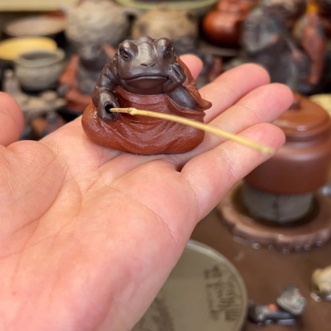 紫砂茶宠紫砂暗香 香插