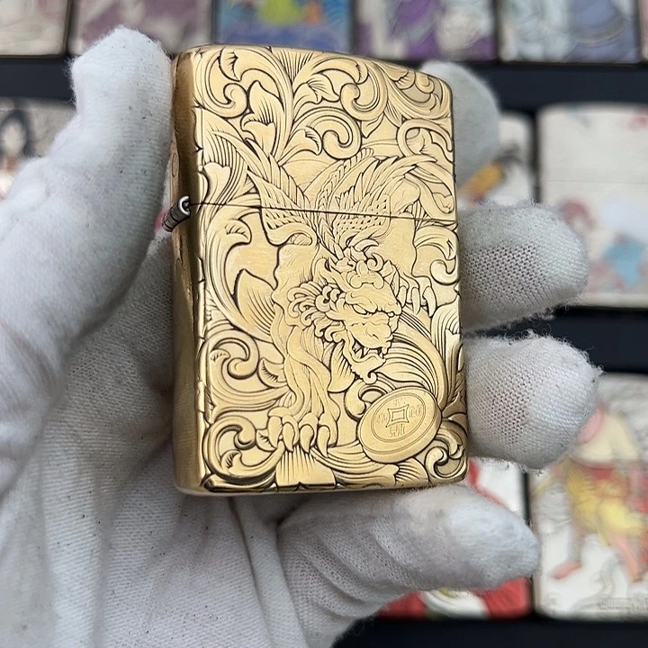 唐草貔貅，黄铜福利机