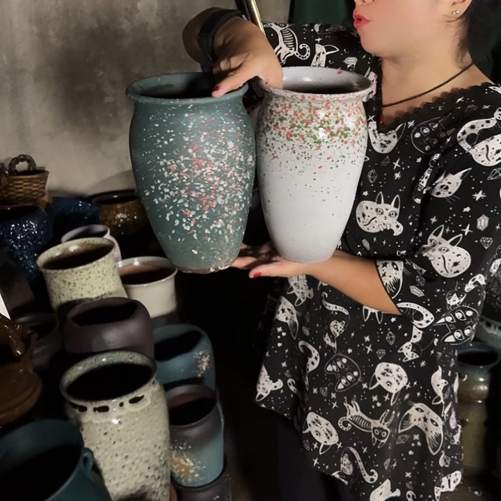 口15高25两个盆子。