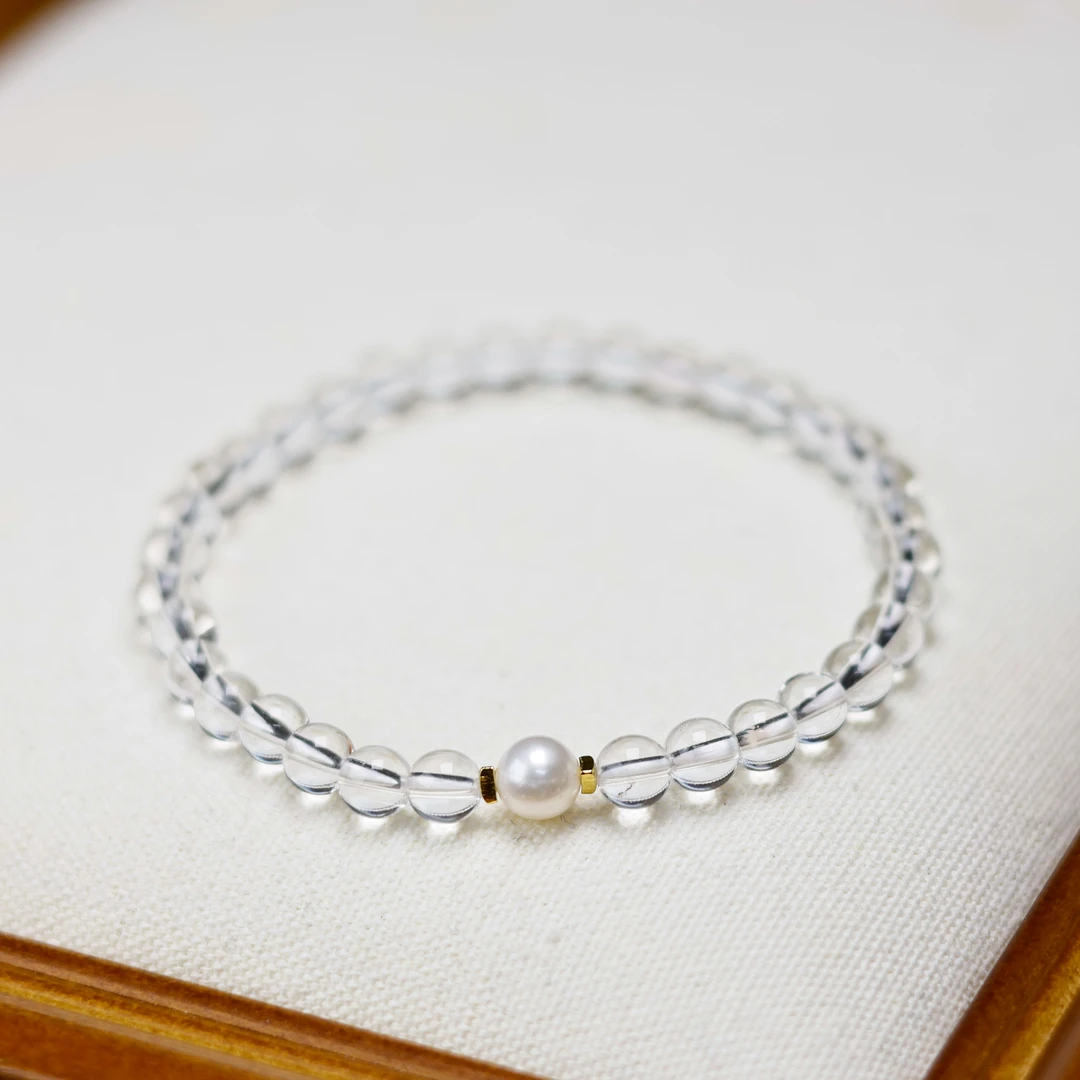 首饰展示架 白色单圈设计款手串5mm+ 编号-Z20354