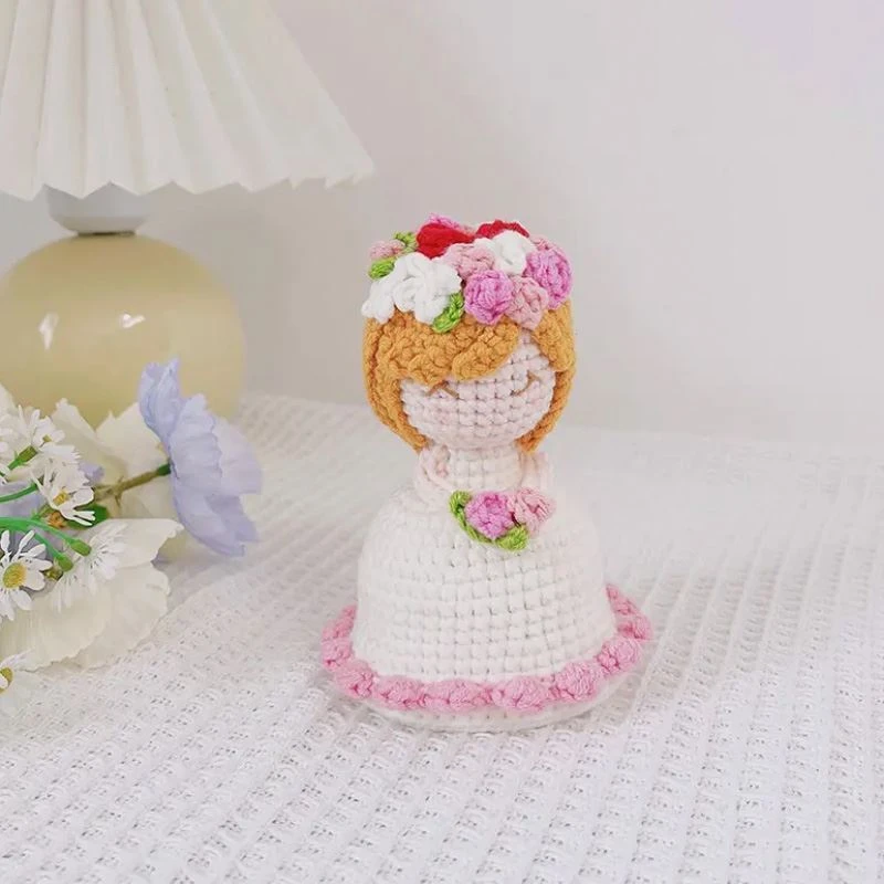 【小羊】纯手工成品！变身新娘变装娃娃花束送女友用品