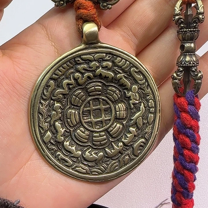 A***呵核桃手串/手链藏传工艺品九宫八卦
