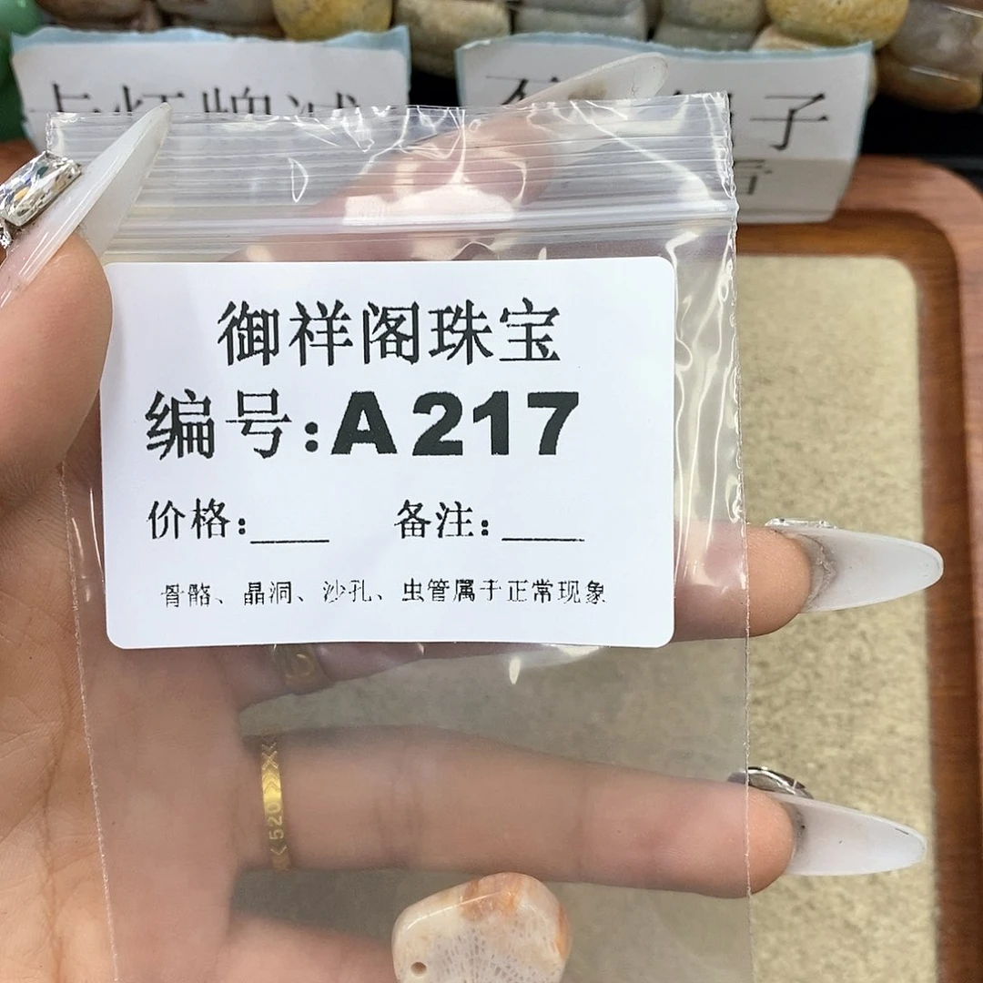 硅化珊瑚（珊瑚玉）A未镶嵌元*