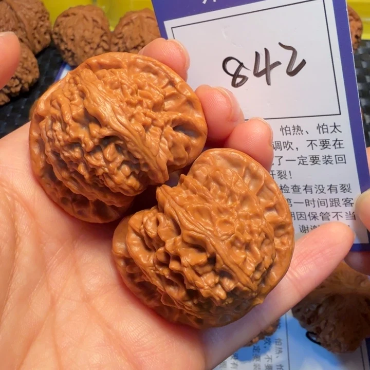 把件文玩核桃842白狮子43