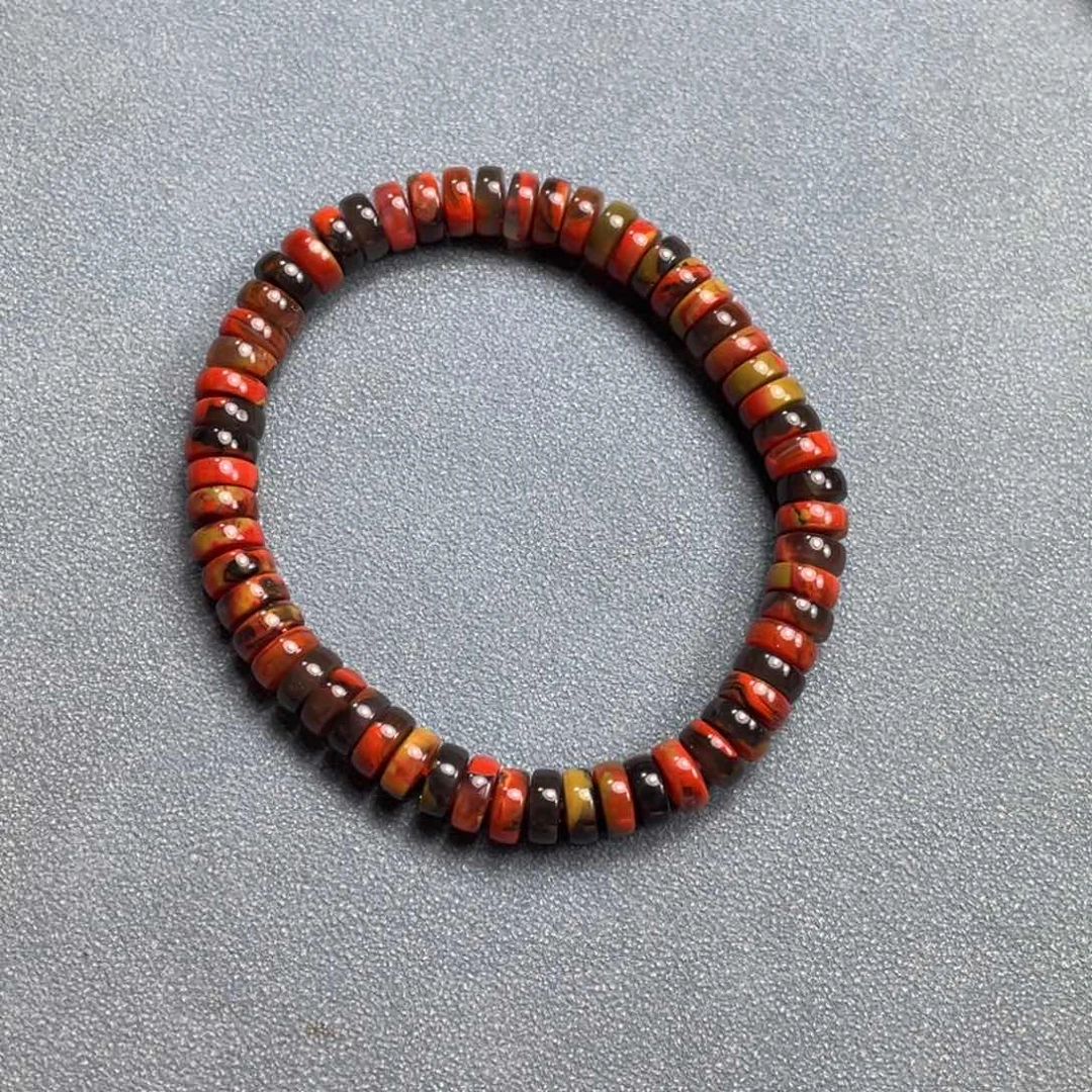 南红玛瑙珠子未镶嵌花*子