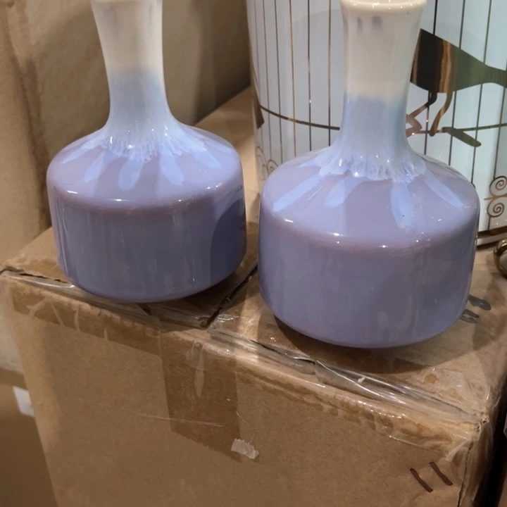 瓷花瓶摆件外贸出口（微瑕）