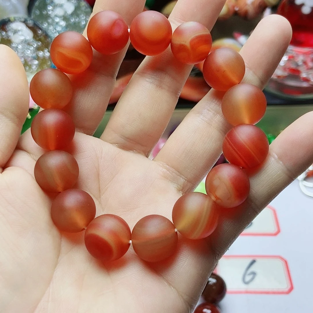 忍***者玛瑙/玉髓手链未镶嵌