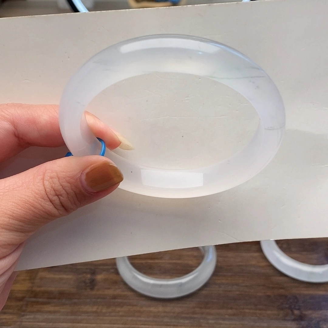 石英质玉（金丝玉）未镶嵌手镯