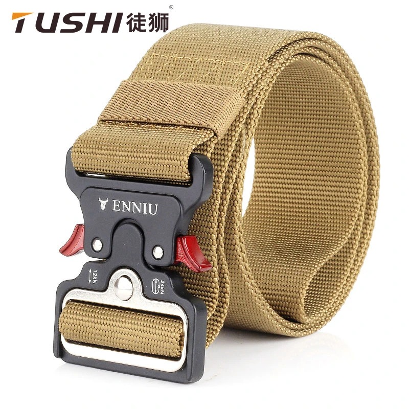 TUSHI/徒狮加宽眼镜蛇战术尼龙腰带多功能皮带训练男士速干腰封