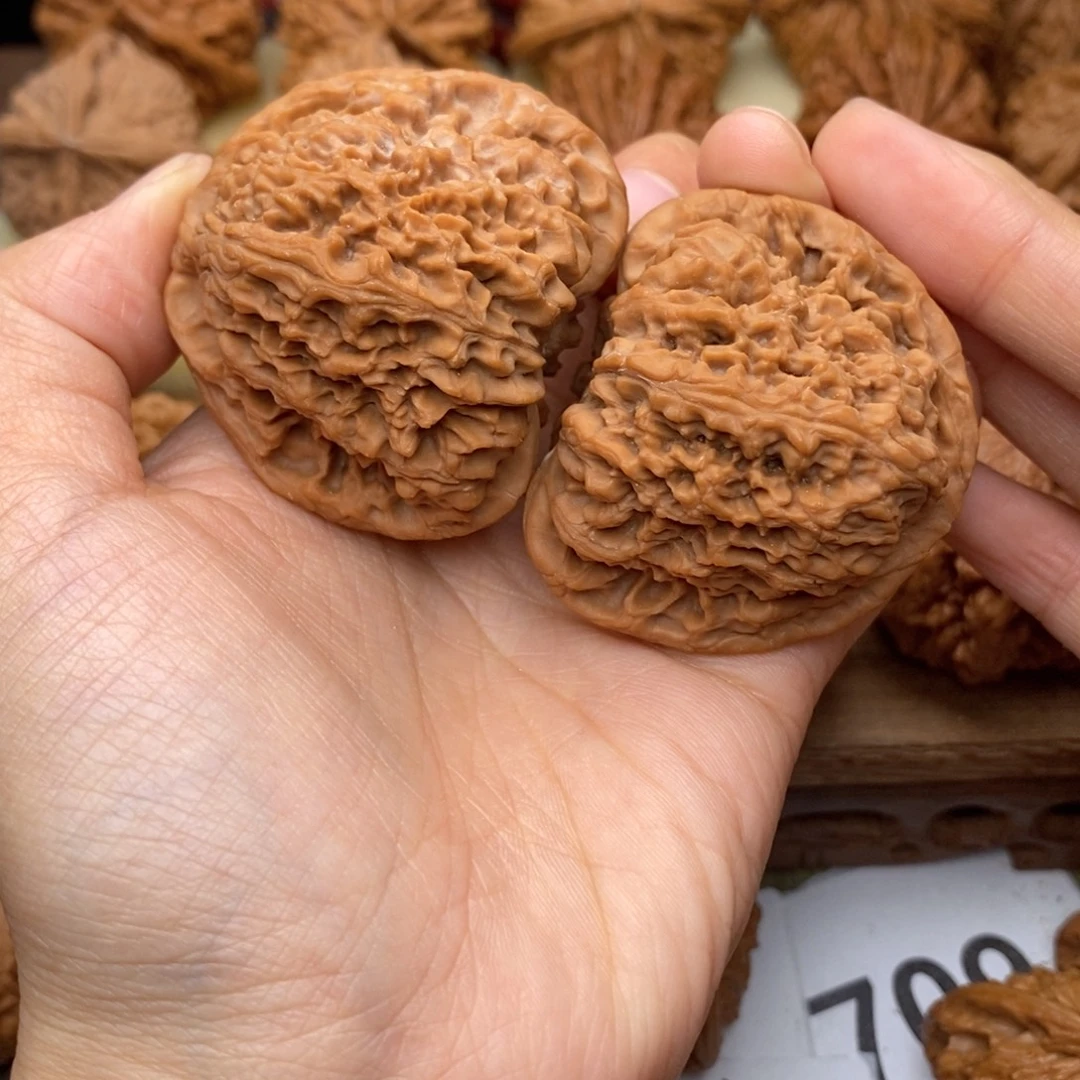 文玩核桃把件298号47南疆石全