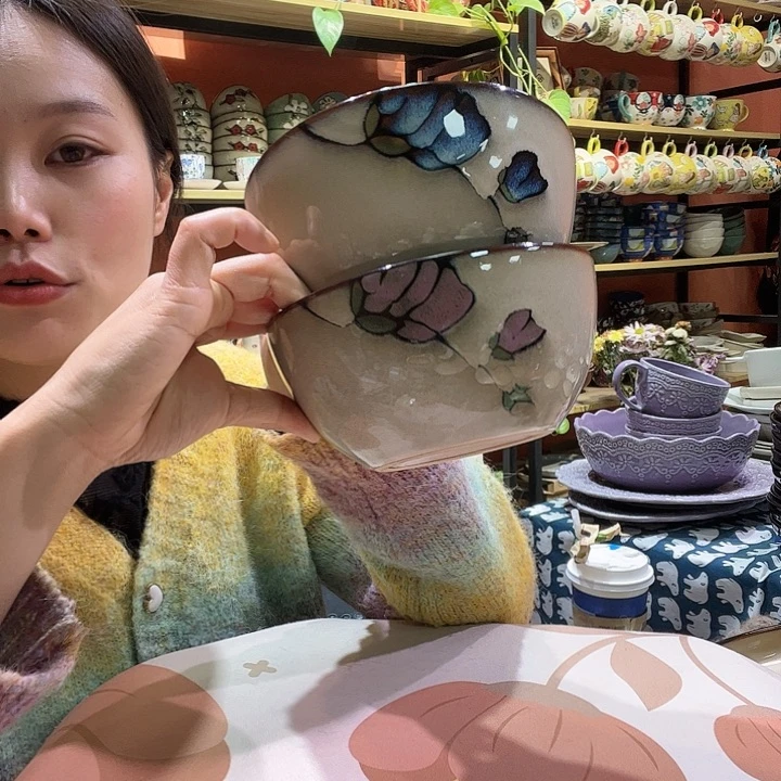 瓷片2个面碗正品福利