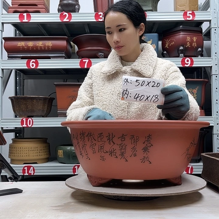 紫砂花盆紫砂花盆