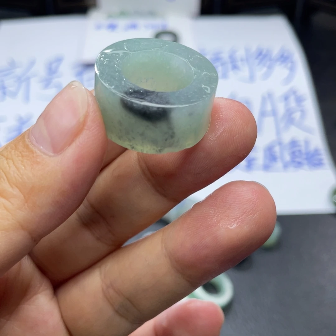 未镶嵌定制翡翠天然翡翠8-15宽板冰乌鸡