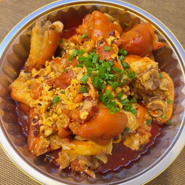 卤猪脚3边1200克