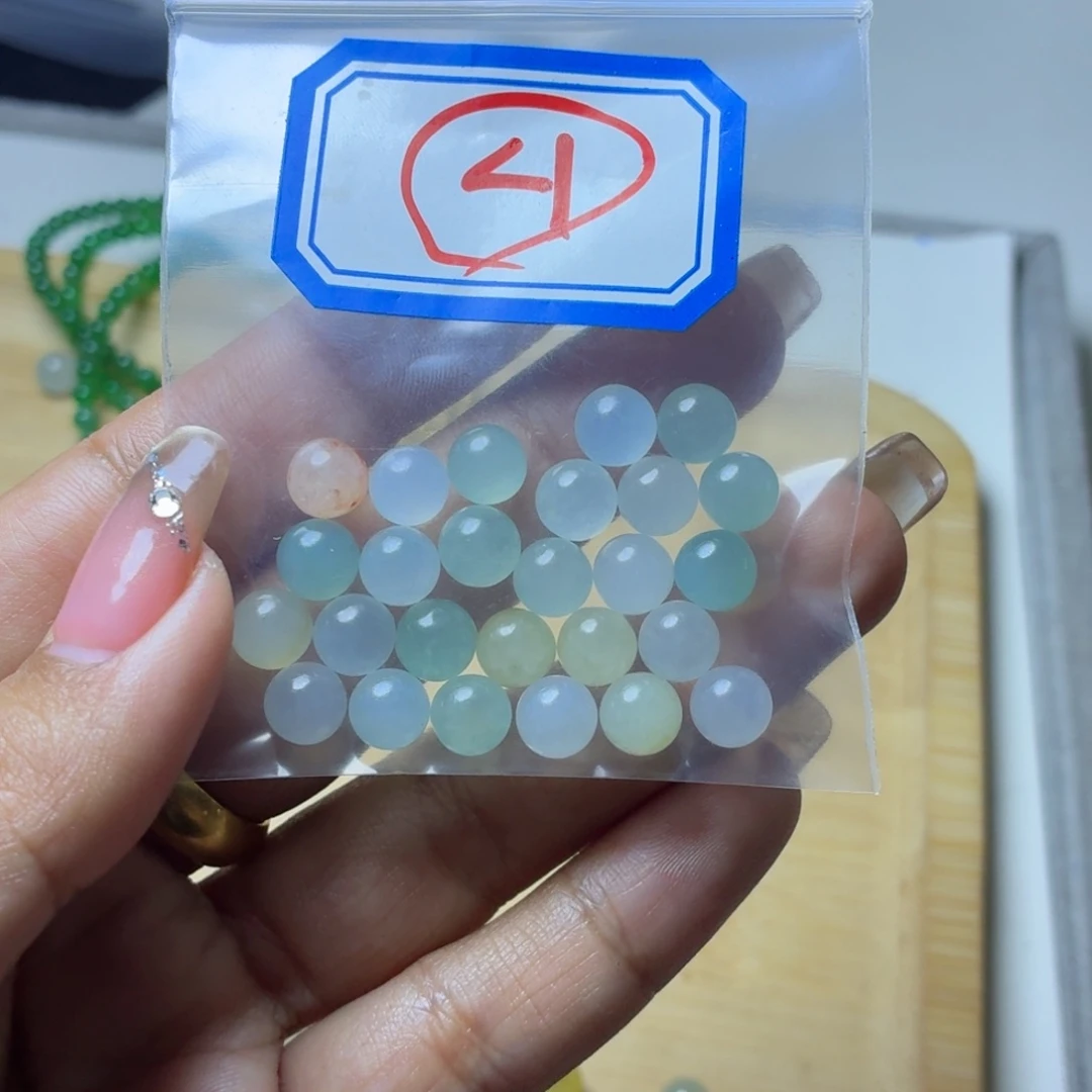 青***乐未镶嵌定制翡翠翡翠珠链