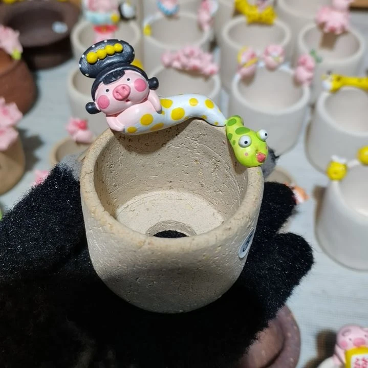 陶浅****?特价素烧花盆一个