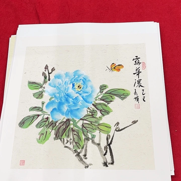 国画花鸟等图案和50.50