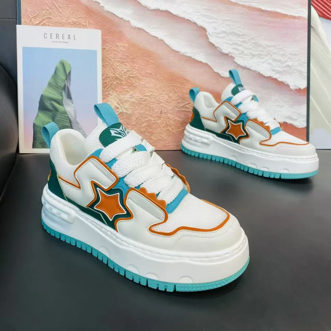 《广州潮品》888-165夏季厚底男款软底潮鞋板鞋百搭休闲时尚