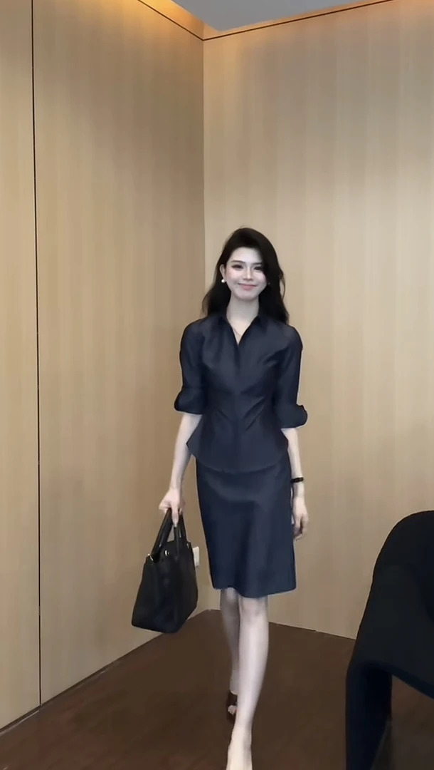 【月隐空夜】高级感上衣加裤子套装3056款裤子3057款半身裙3058款