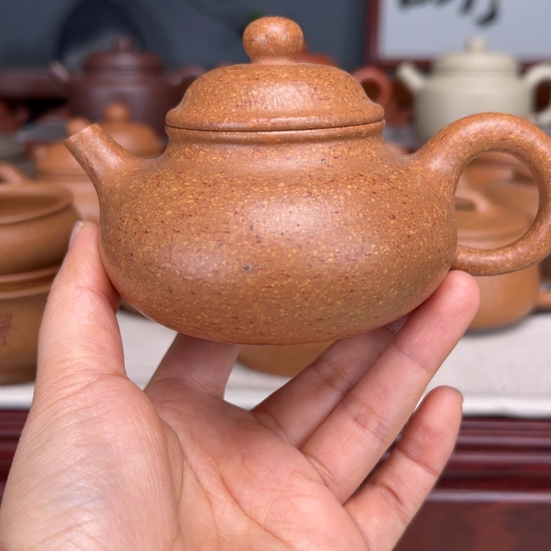 紫砂茶壶梨皮黄的200