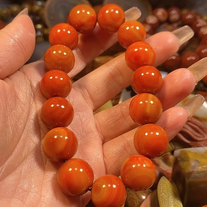 玛瑙/玉髓手链未镶嵌境*