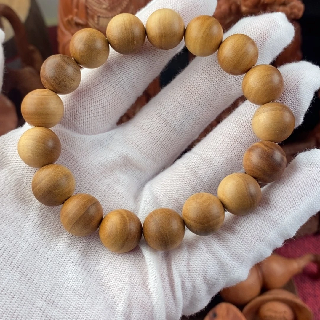 檀香木手串/手链老山檀1.2黄色奶香