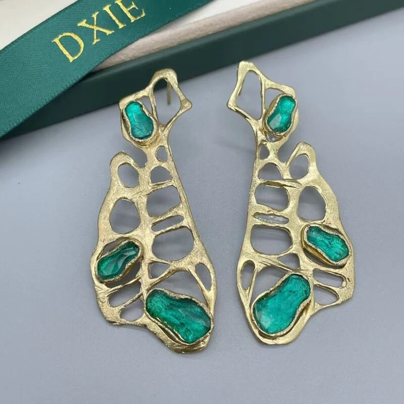 铜合金 树脂 希腊耳钉 XL503