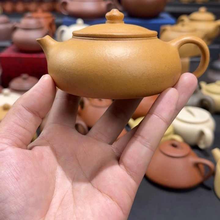 茶壶紫砂黄金段寒江180cc