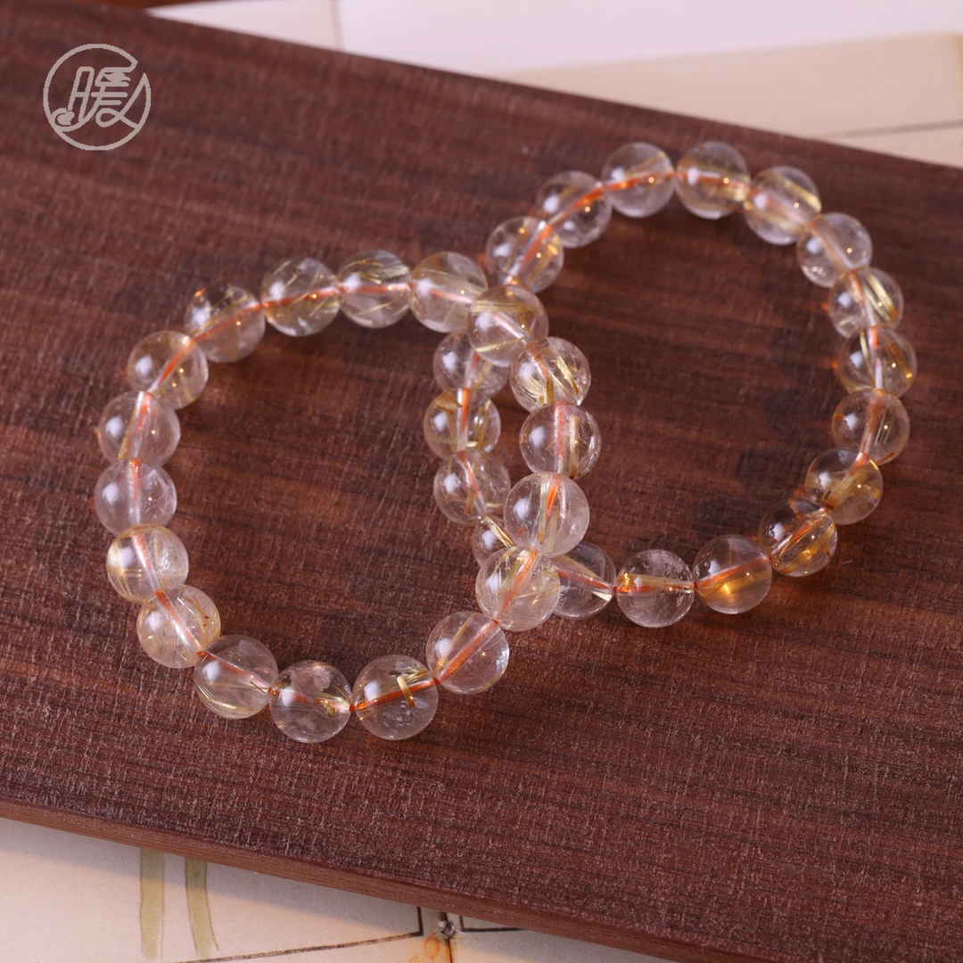 单圈发晶水晶手串10mm素圈手链5753多样性发一