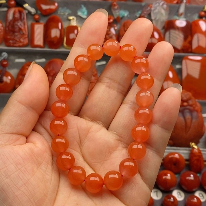 手串未镶嵌南红玛瑙