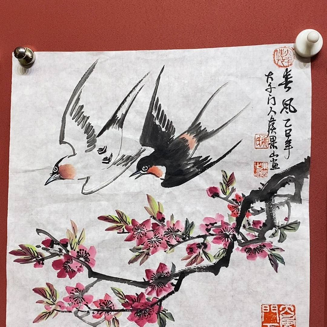 国画大风堂嫡传-侯果山老师作品路