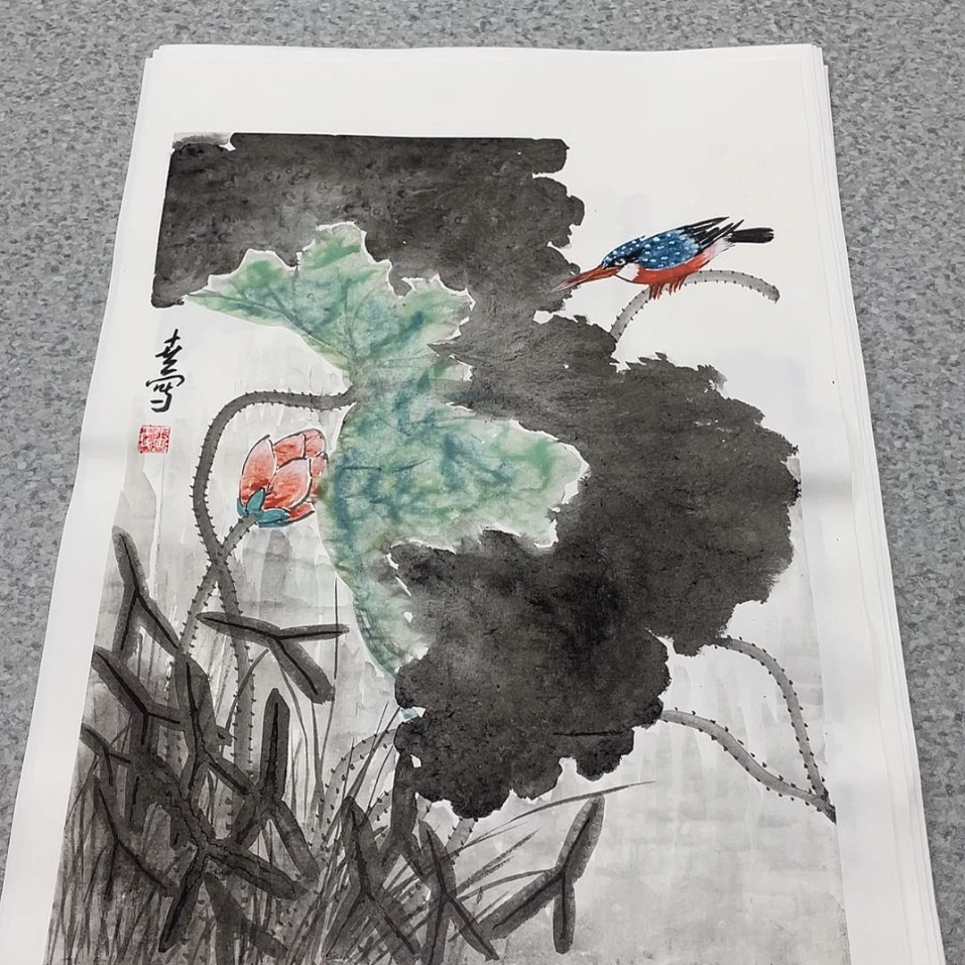 国画1.4平尺国画作品