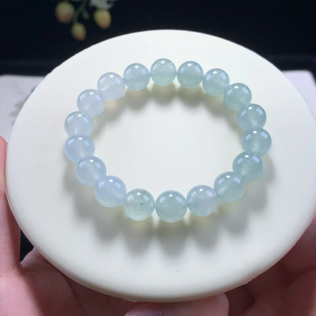 未镶嵌手链翡翠卡10渐变串