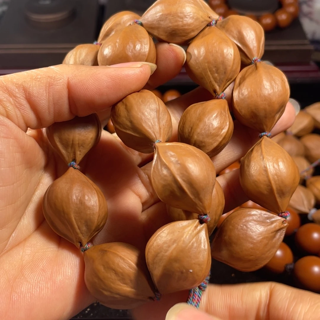 橄榄核手串/手链2.0+三花原皮18颗