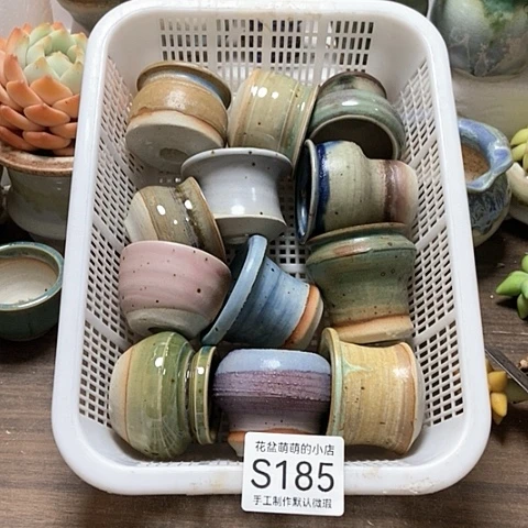 紫砂花盆185微瑕品口径3到4左右