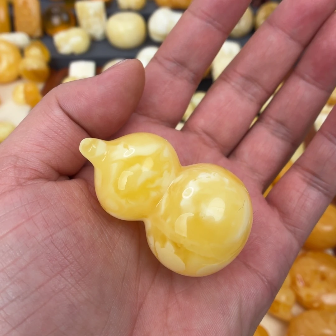 蜜蜡未镶嵌吊坠(不含链)