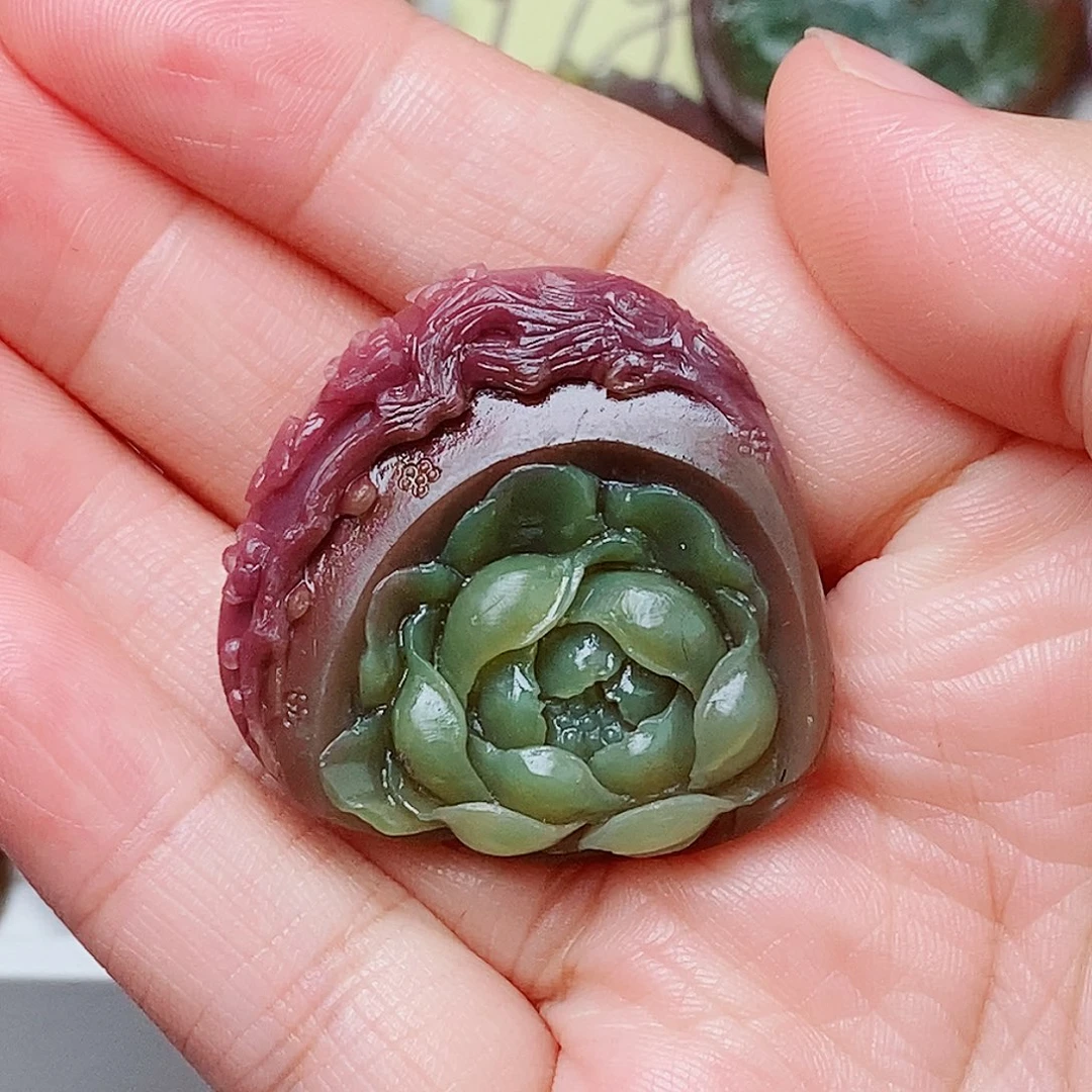 未镶嵌手串石英质玉（盐源）