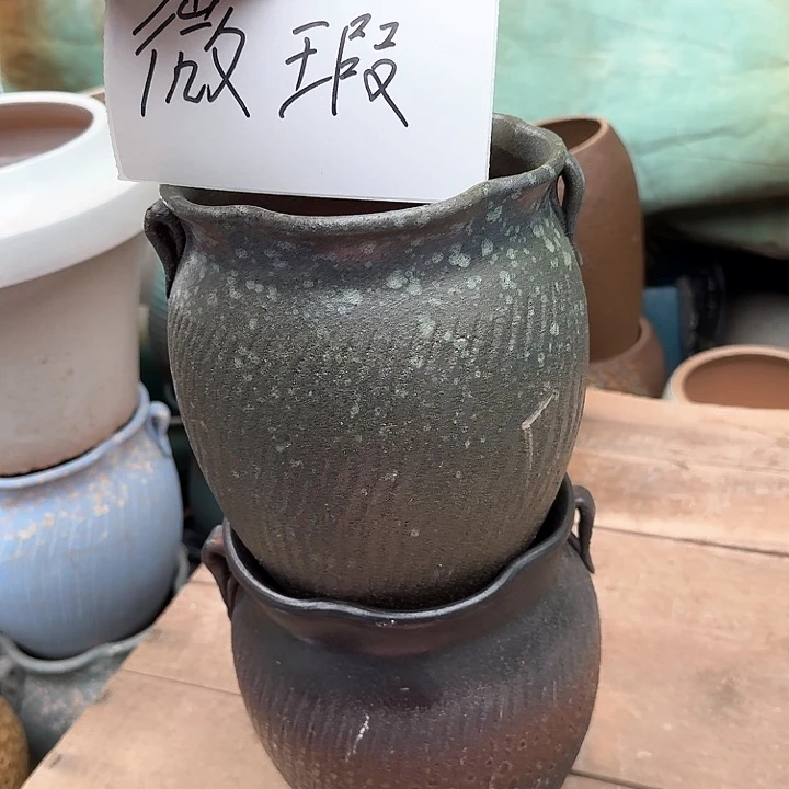 红陶准备好微瑕花盆来咯