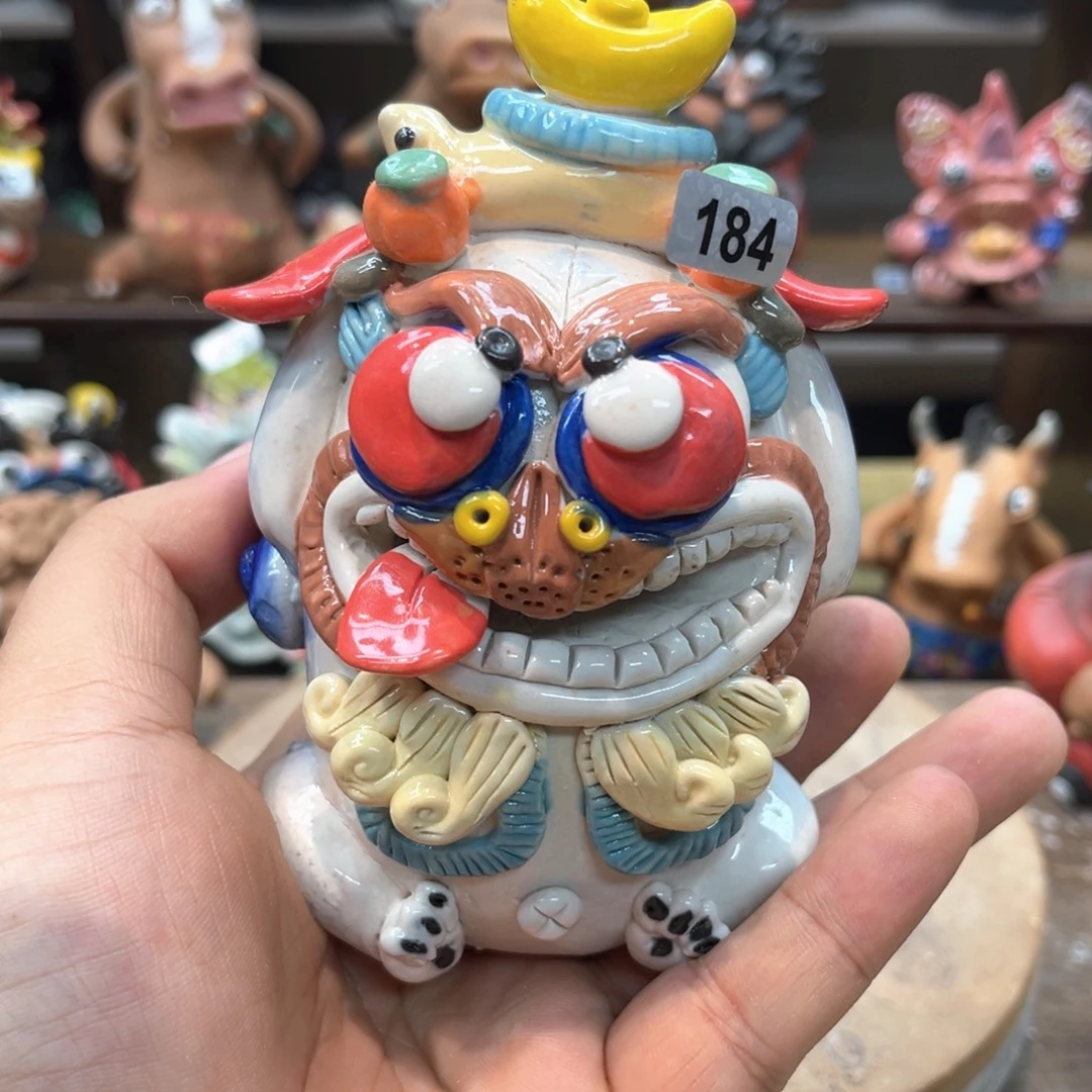 摆件直播间纯手工陶瓷摆件184