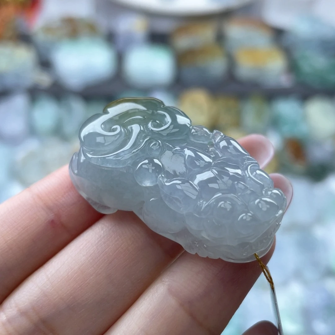 颈饰未镶嵌翡翠貔貅6