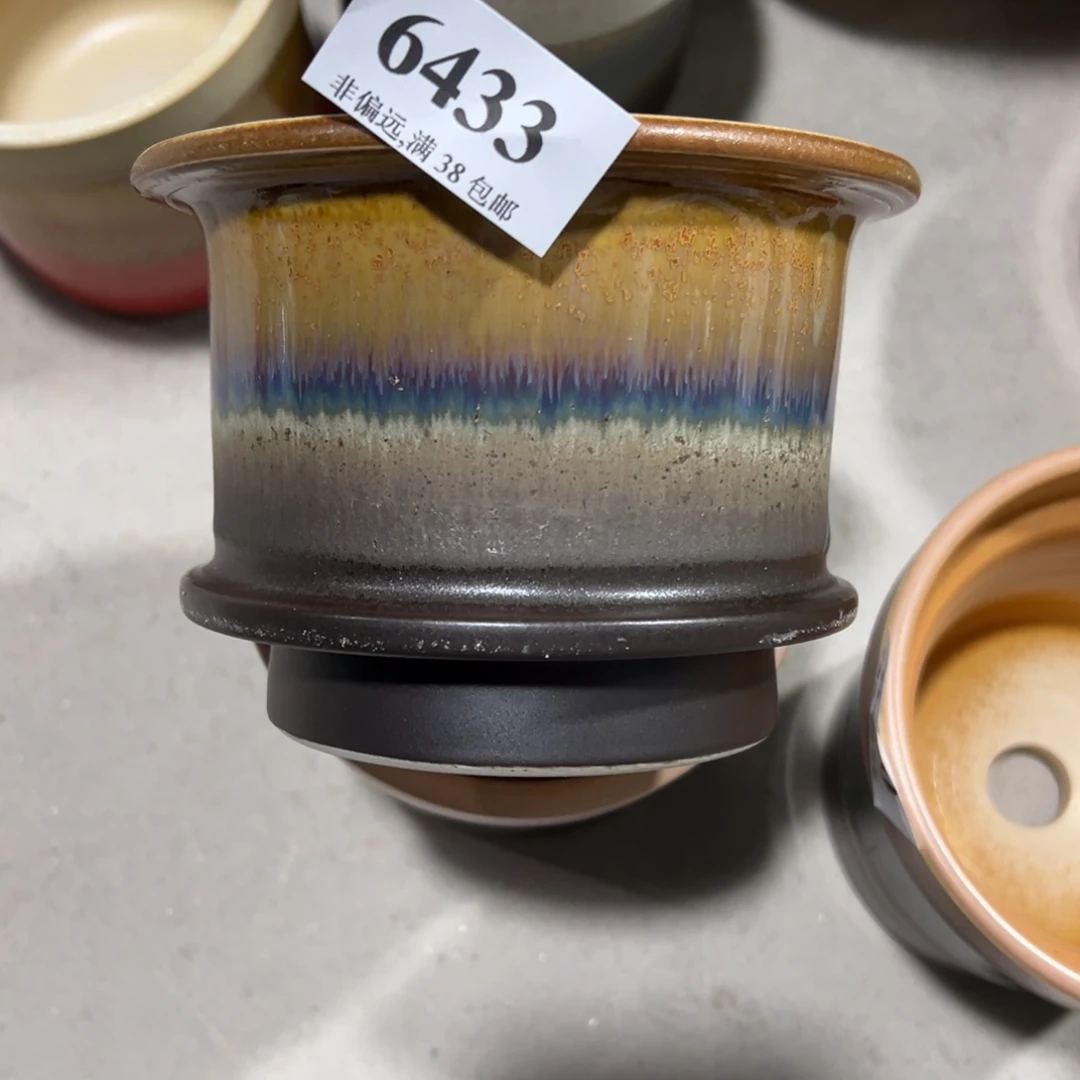 口10 手工花盆满30包邮