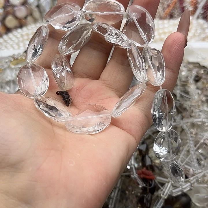 玛瑙/玉髓未镶嵌珠宝半成品幸****?水晶打包5