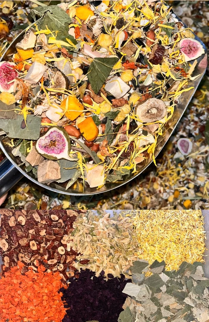 自配长肉美毛无添加金丝熊仓鼠粮