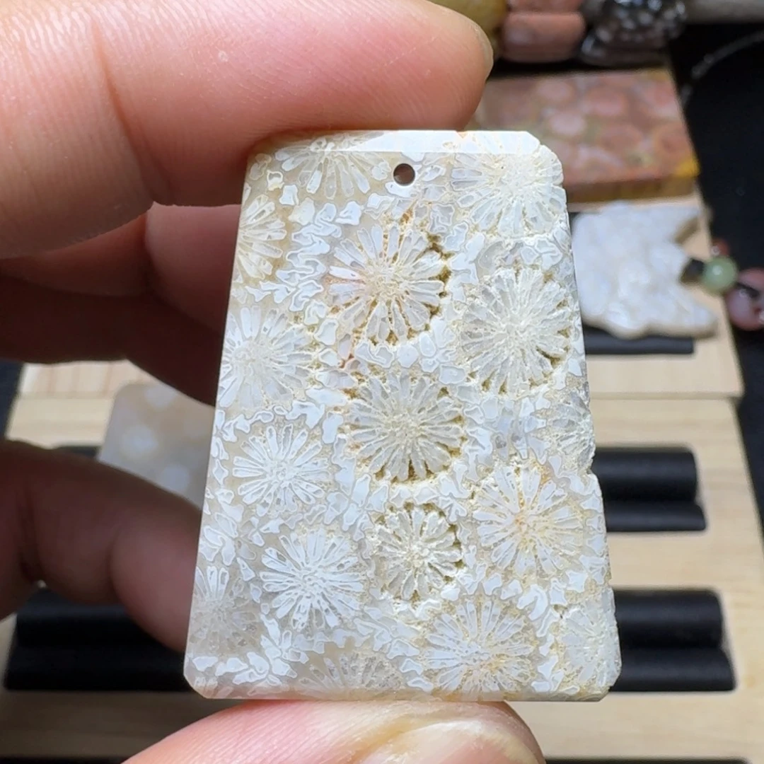 未镶嵌纯天然色有机玉石保真色硅化玉